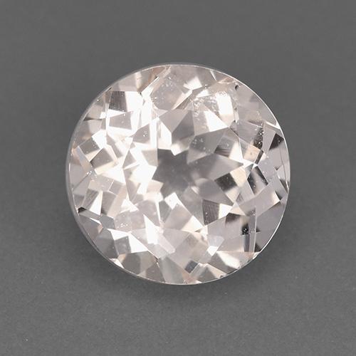 Morganita rosa natural 1,37ct, corte redondo, VVS-VS