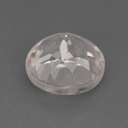 Morganita rosa natural 1,37ct, corte redondo, VVS-VS