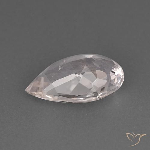 Morganita Luz rosa Natural 1.16ct, Formato de pêra, VVS-VS