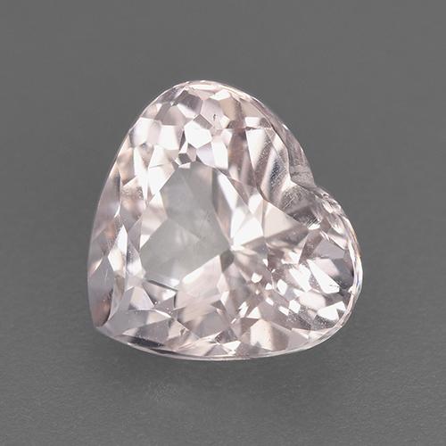 Morganita Luz rosa Natural 1.91ct, Formato de coração, VS
