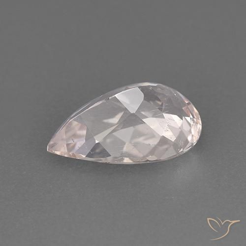 Morganita Rosa Flamingo Natural 1.51ct, Formato de pêra, VS