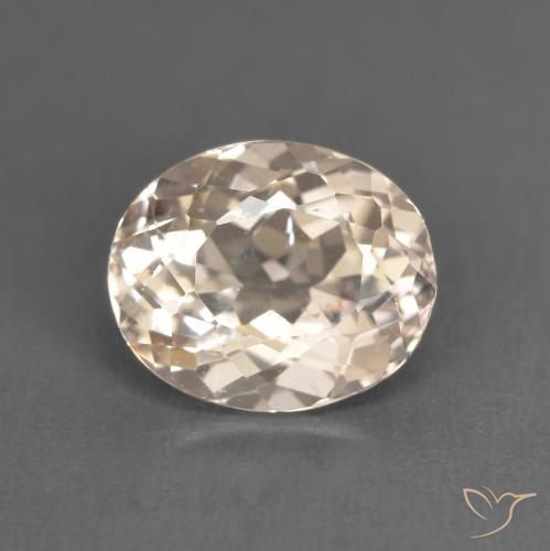 1.54ct Natural rosa médio Morganita, oval, VS