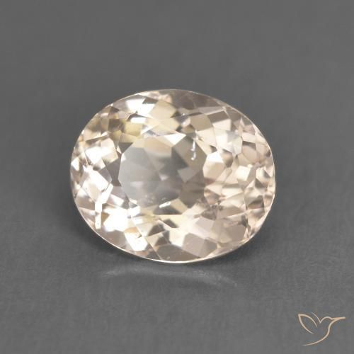 Morganita rosa médio Natural 1.54ct, oval, VS