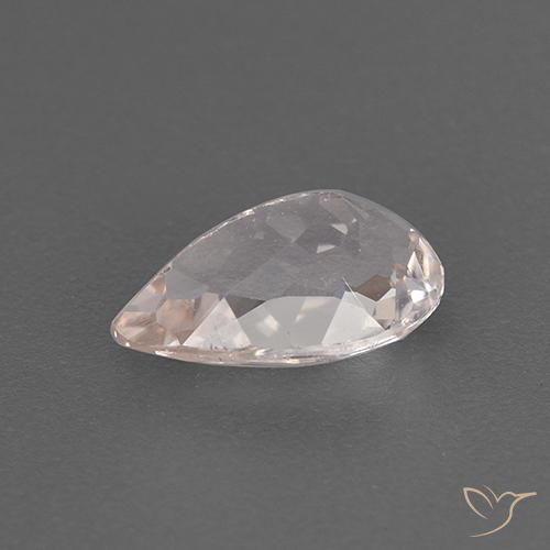 Morganita Luz rosa Natural 0.90ct, Formato de pêra, VVS-VS