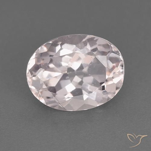 1.86ct Natural Luz rosa Morganita, oval, VS