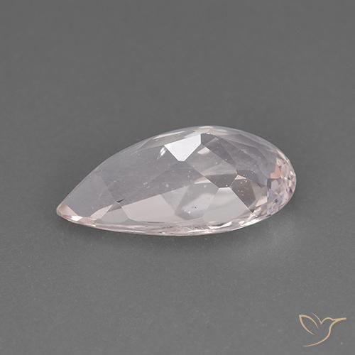 Morganita Rosa Flamingo Natural 1.86ct, Formato de pêra, VS