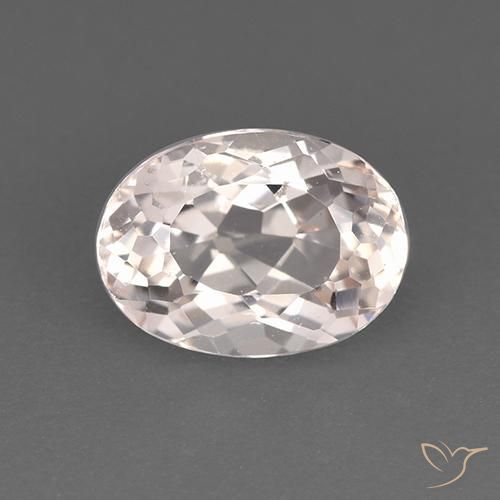 1.36ct Natural Luz rosa Morganita, oval, VS