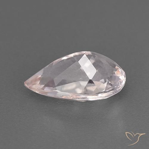 Morganita Luz rosa Natural 1.53ct, Formato de pêra, VS