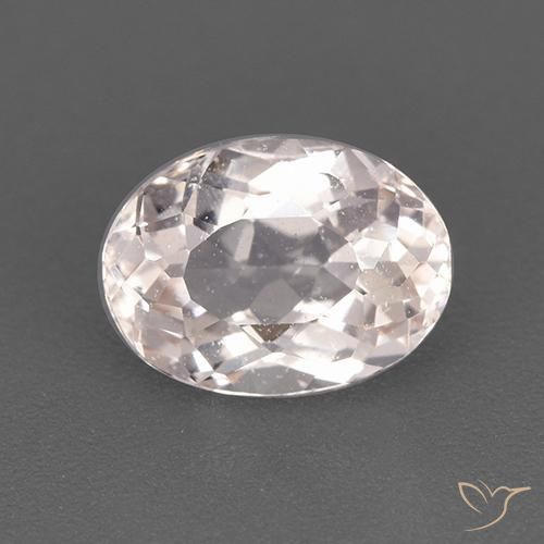 1.38ct Natural Rosa salmão Morganita, oval, VS