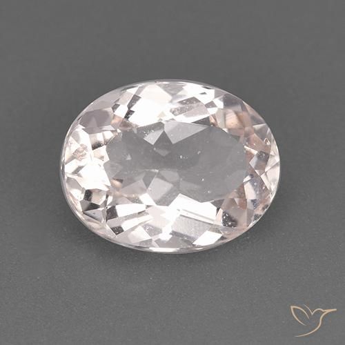 1.85ct Natural Rosa Flamingo Morganita, oval, VS