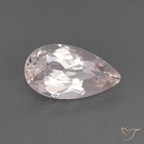 Morganita Tom Rosa Rosa Natural 1.60ct, Formato de pêra, VS
