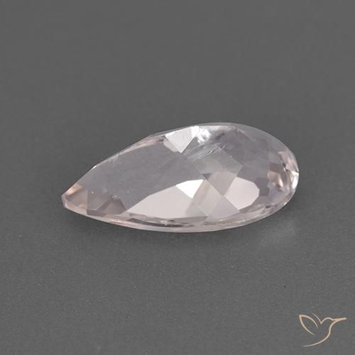 Morganita Tom Rosa Rosa Natural 1.60ct, Formato de pêra, VS