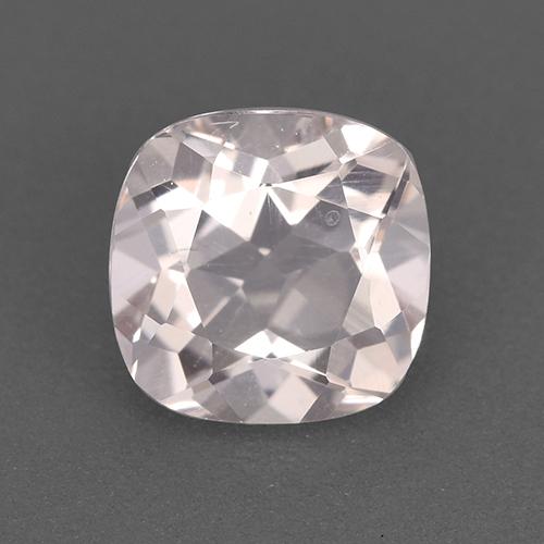Morganita rosa natural 1,08ct, almofada cortada, VVS-VS