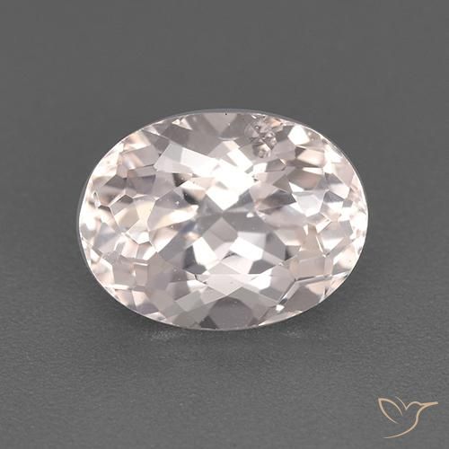 1.95ct Natural Luz rosa Morganita, oval, VS