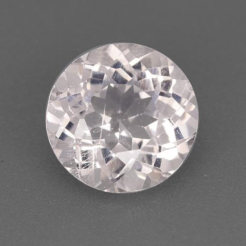 Morganita rosa natural 1,54ct, corte redondo, VS