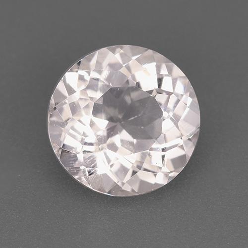 Morganita rosa natural 1,54ct, corte redondo, VS