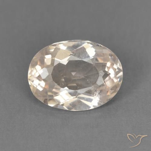 1.50ct Natural rosa médio Morganita, oval, VS
