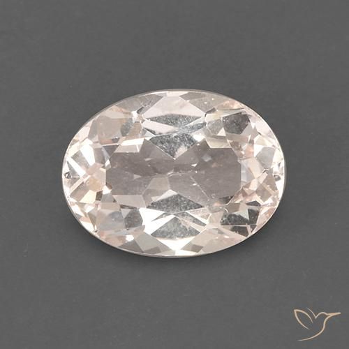 1.68ct Natural Rosa Médio Claro Morganita, oval, VS