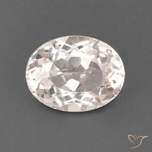 1.90ct Natural Rosa Médio Claro Morganita, oval, VS