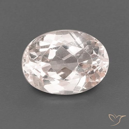 1.33ct Natural Rosa Médio Claro Morganita, oval, VS