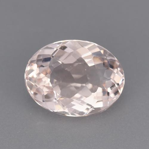 Morganita rosa natural 2,02ct, corte oval, VVS-VS