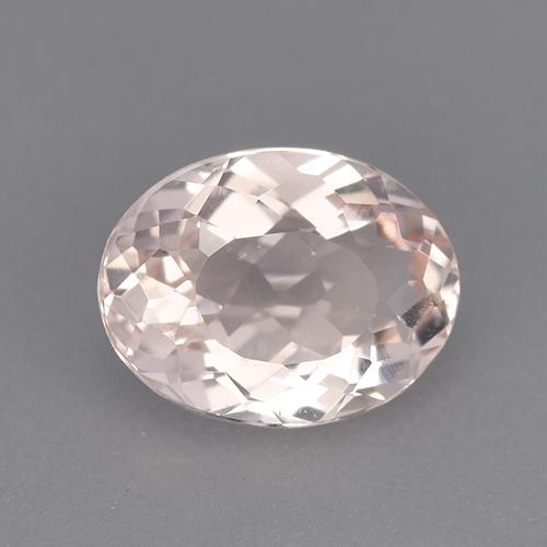 Morganita rosa natural 2,02ct, corte oval, VVS-VS