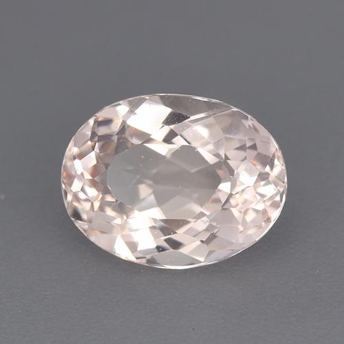 Morganita Luz rosa Natural 2.10ct, Corte Oval, VVS-VS