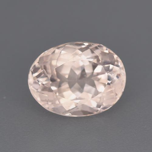 Morganita rosa natural 2,13ct, corte oval, VS