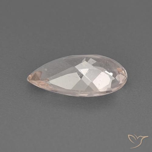 Morganita Rosa salmão Natural 1.21ct, Formato de pêra, VS