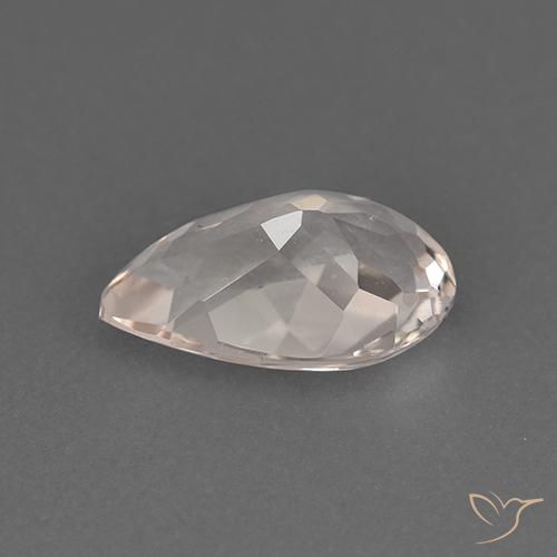Morganita rosa médio Natural 1.05ct, Formato de pêra, VVS-VS