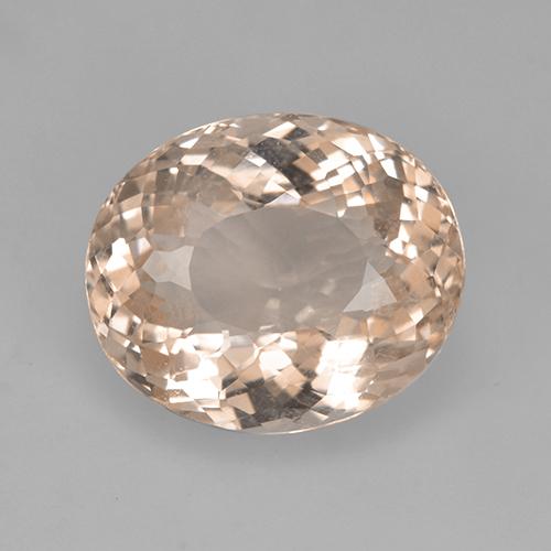 Morganita rosa natural 5,42ct, corte oval, VS