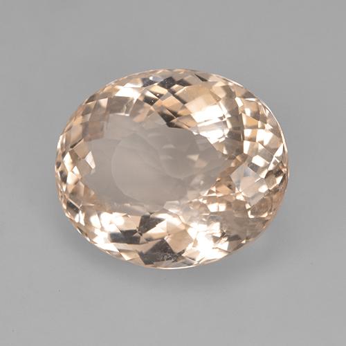 Morganita rosa natural 5,42ct, corte oval, VS