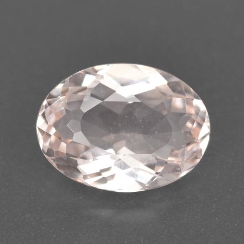 Morganita rosa natural 1,11ct, corte oval, VVS-VS