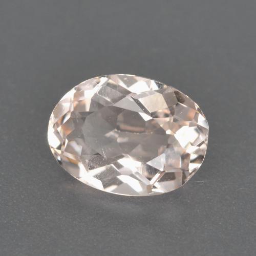Morganita rosa natural 1,00ct, corte oval, VVS-VS