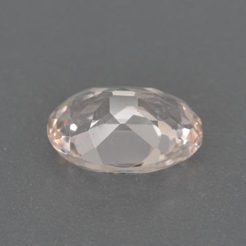 Morganita rosa natural 1,00ct, corte oval, VVS-VS