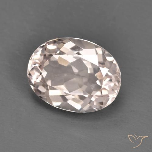 1.72ct Natural Luz rosa Morganita, oval, VS