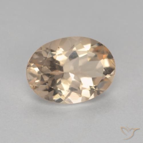 Morganita Rosa salmão Natural 1.05ct, oval, VVS-VS