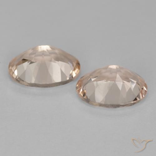Pedras preciosas de Morganita Rosa salmão natural de 2.20 ct, oval, VS