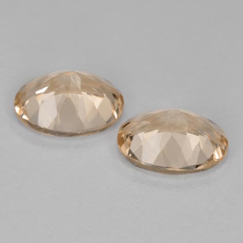 Pedras preciosas de Morganita Dourado claro natural de 2.17 ct, Corte Oval, VVS-VS