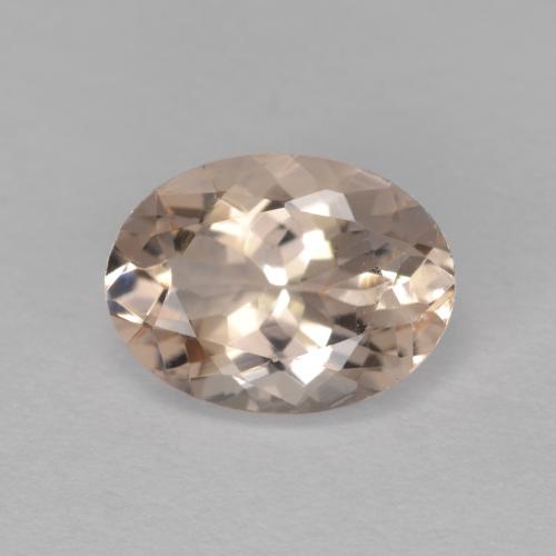 Morganita rosa natural 1,13ct, corte oval, VVS-VS