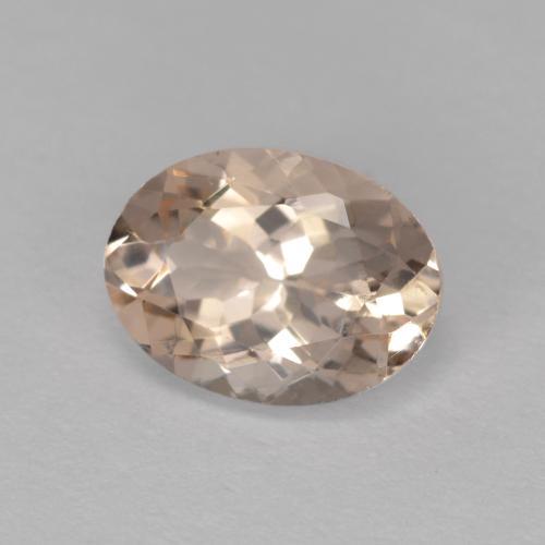 Morganita rosa natural 1,13ct, corte oval, VVS-VS