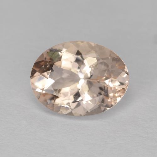 Morganita rosa médio Natural 1.24ct, Corte Oval, VS
