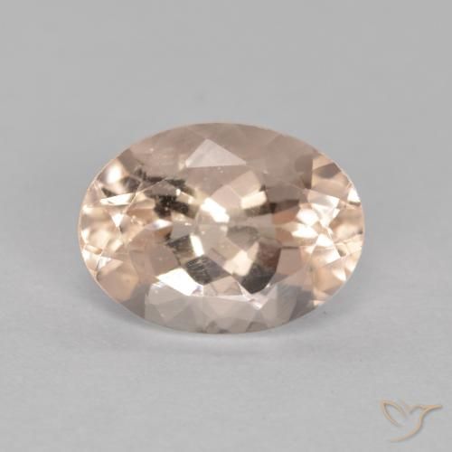 Morganita rosa natural 1,21ct, corte oval, VS