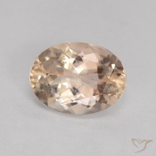 Morganita rosa médio Natural 1.23ct, oval, VS