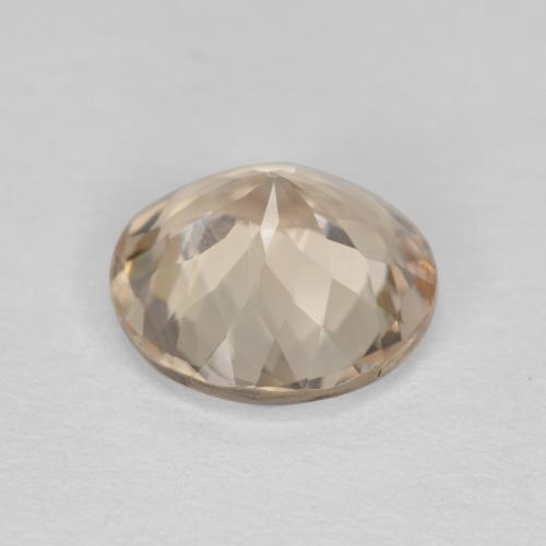 Morganita dourado claro natural 1,42ct, corte redondo, VVS-VS