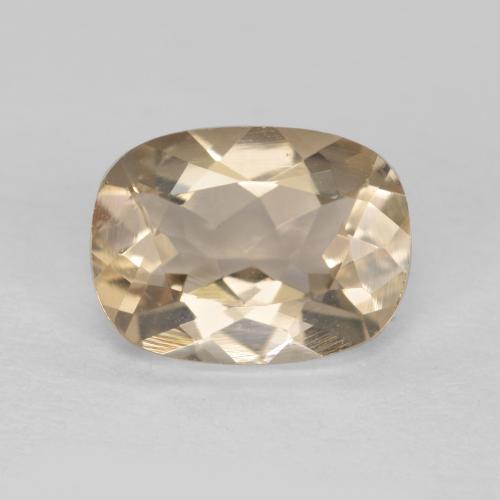 Morganita dourado natural 1,14ct, almofada cortada, VVS-VS
