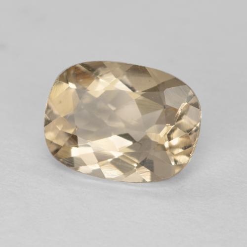 Morganita dourado natural 1,14ct, almofada cortada, VVS-VS