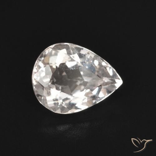 Morganita Luz rosa Natural 1.17ct, Formato de pêra, VS