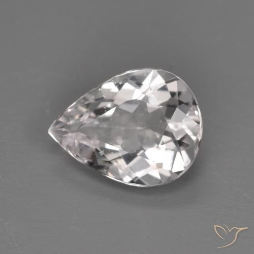 Morganita Luz rosa Natural 1.09ct, Formato de pêra, VS