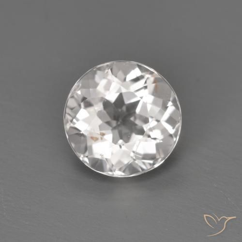 1.09ct Natural Luz rosa Morganita, Redondo, VS